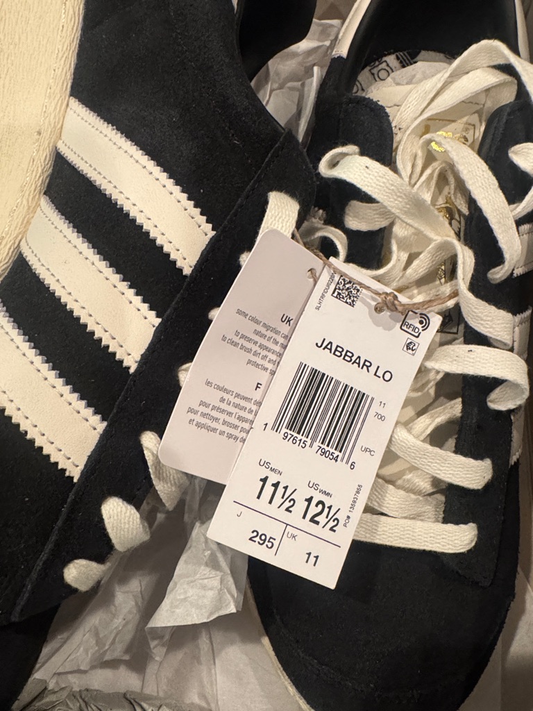 Adidas Black Suede Sneakers With White Stripes